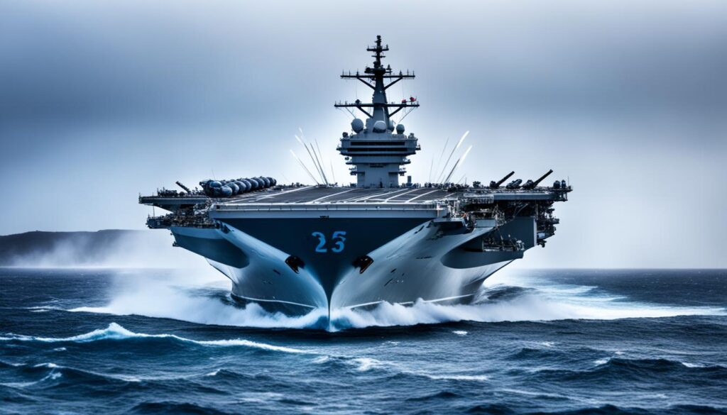 EMF shielding in aircraft carriers