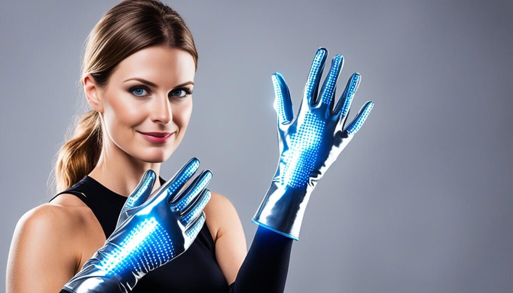 electromagnetic field shielding gloves